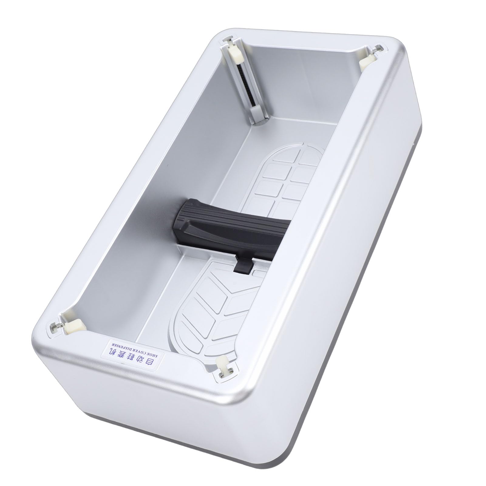 Fockety Dispenser Automatico per Copriscarpe, Macchina per Copriscarpe Antiscivolo con Funzionamento con un, Dispenser per Usa e Getta con Struttura in Lega di Alluminio per Ufficio, Supermercato,