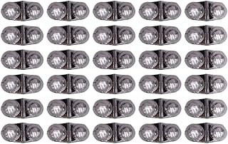 30Pcs Fishing Alarm Bite Bells with Built-In Double Ringer Beads Warning Signaler for Night Sea Fishing