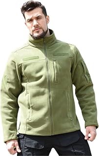 AYXQYZJP Tactical Fleece Coat Outdoor Cycling Jacket Hiking Outfit Camping Thermal Military Jackets Men Clothing Warm Coat