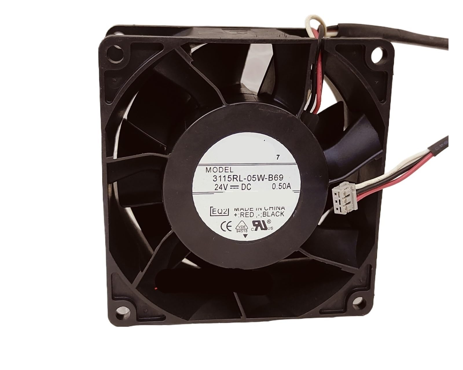Ventilateur de refroidissement 3 fils 24V pour boîtier industriel