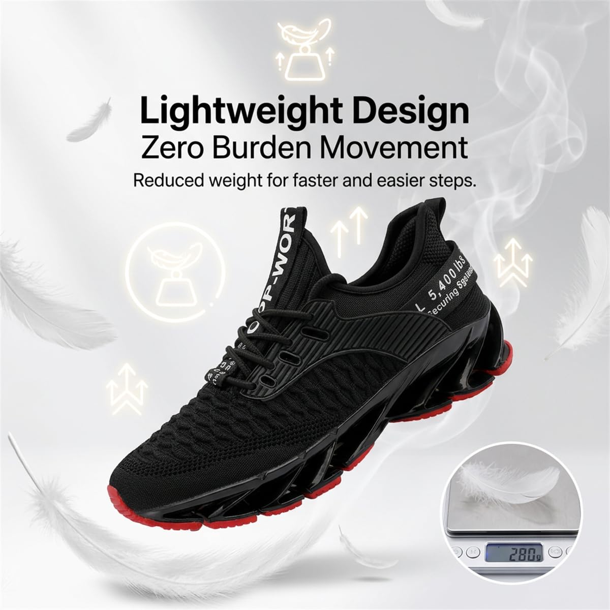 Hombre Mujer Zapatillas de Deportivas Ligero Transpirables Running Gimnasio Fitness Atlético Casual Sneakers Multicolor EU 36-46