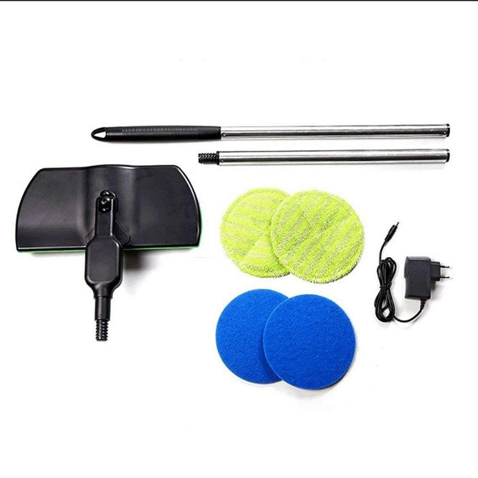Mop Girevole Elettrico di Pulizia,Rotante Lucidatrice Pulitore da Pavimento con Macchina di Mop Pad Microfibra Uso Domestico,Leggero e Ricaricabile