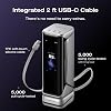 Patrocinado Patrocinado Estás viendo este anuncio según la relevancia del producto a tu consulta. Deja comentarios sobre el anuncio EF ECOFLOW Rapid Pro X Banco de energía, 27650mAh 4 partes con salida de 300W, cargador portátil con cable integrado de 140W, para MacBook, iPhone, laptops y más 7