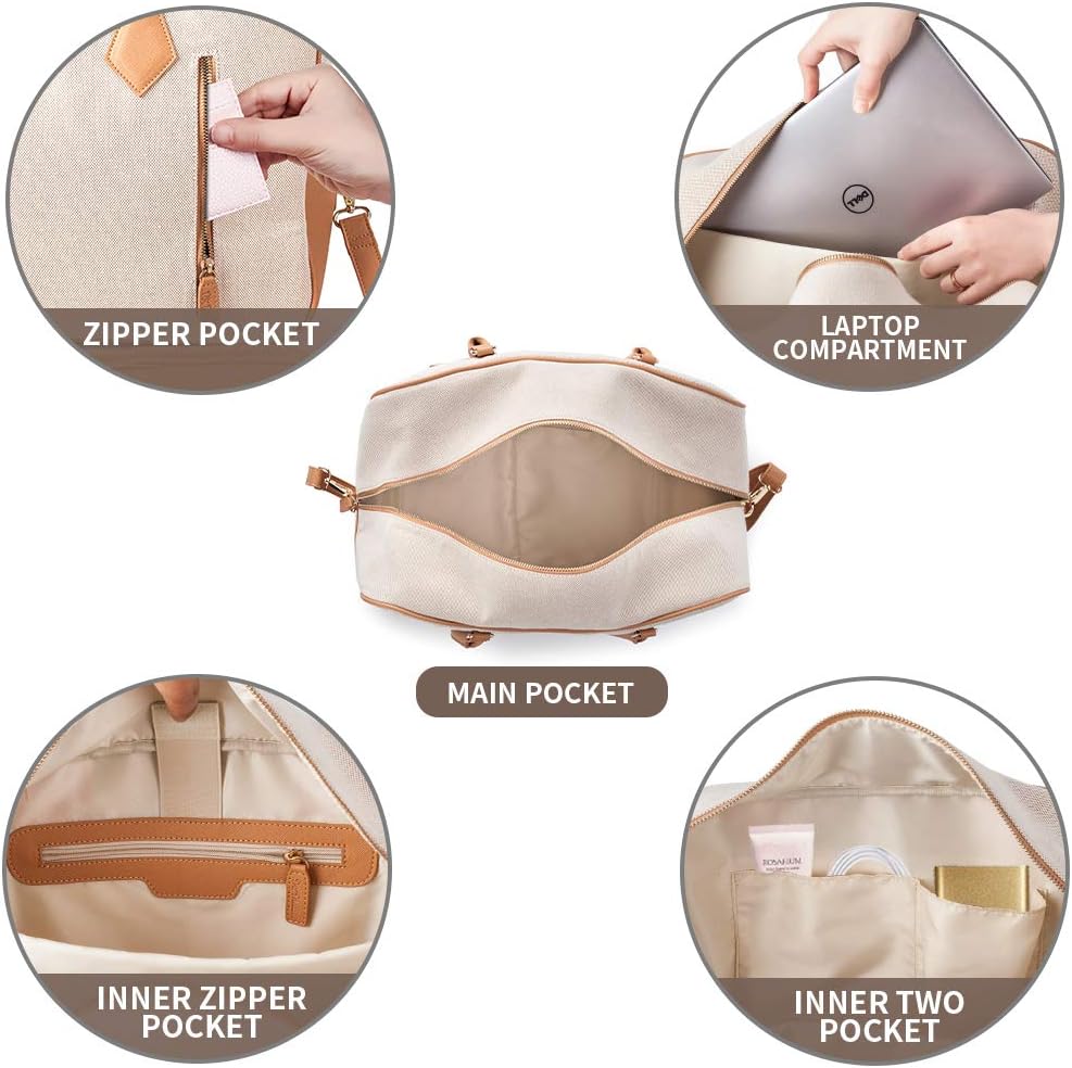  | Travel Duffel Tote Bag for Women/Ladies,Overnight Carry on Weekender Shoulder Bag with Shoulder Strap | Travel Duffels