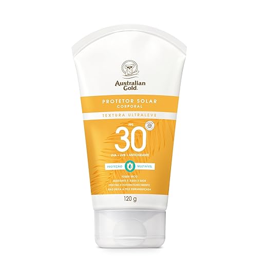 AUSTRALIAN GOLD PROTETOR CORPORAL GEL CREME FPS 30 120G