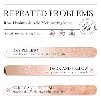BIOAQUA 98% Rose Hyaluronic Acid Face Neck Moisturizing Lotion 100ml