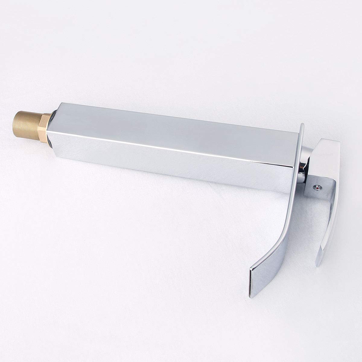 Alto Cascata Contatore Top Bacino Miscelatore Cromato Bagno Lavello Rubinetto Singola Maniglia Singola Foro