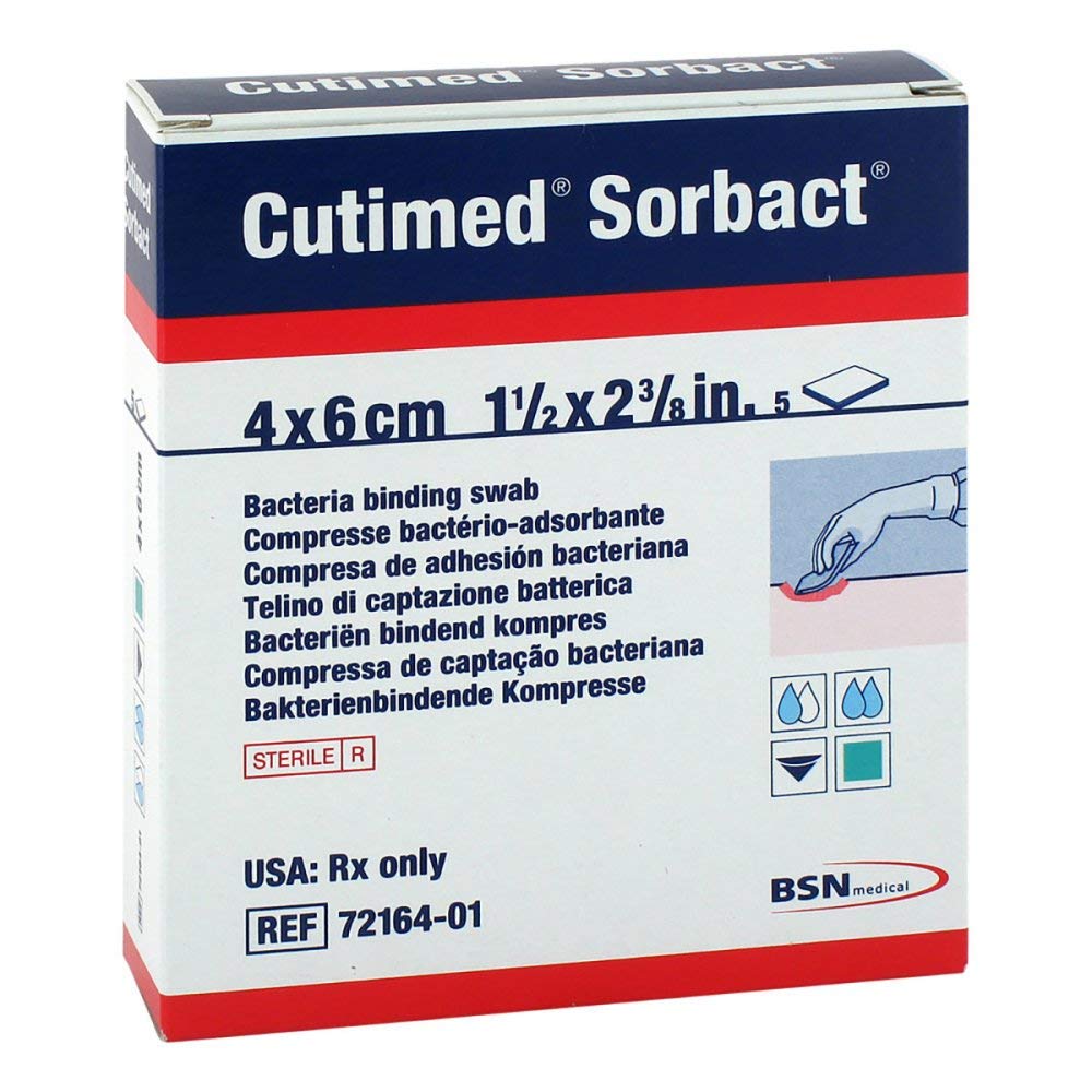 CUTIMED Sorbact Kompressen 4x6 cm 5 St