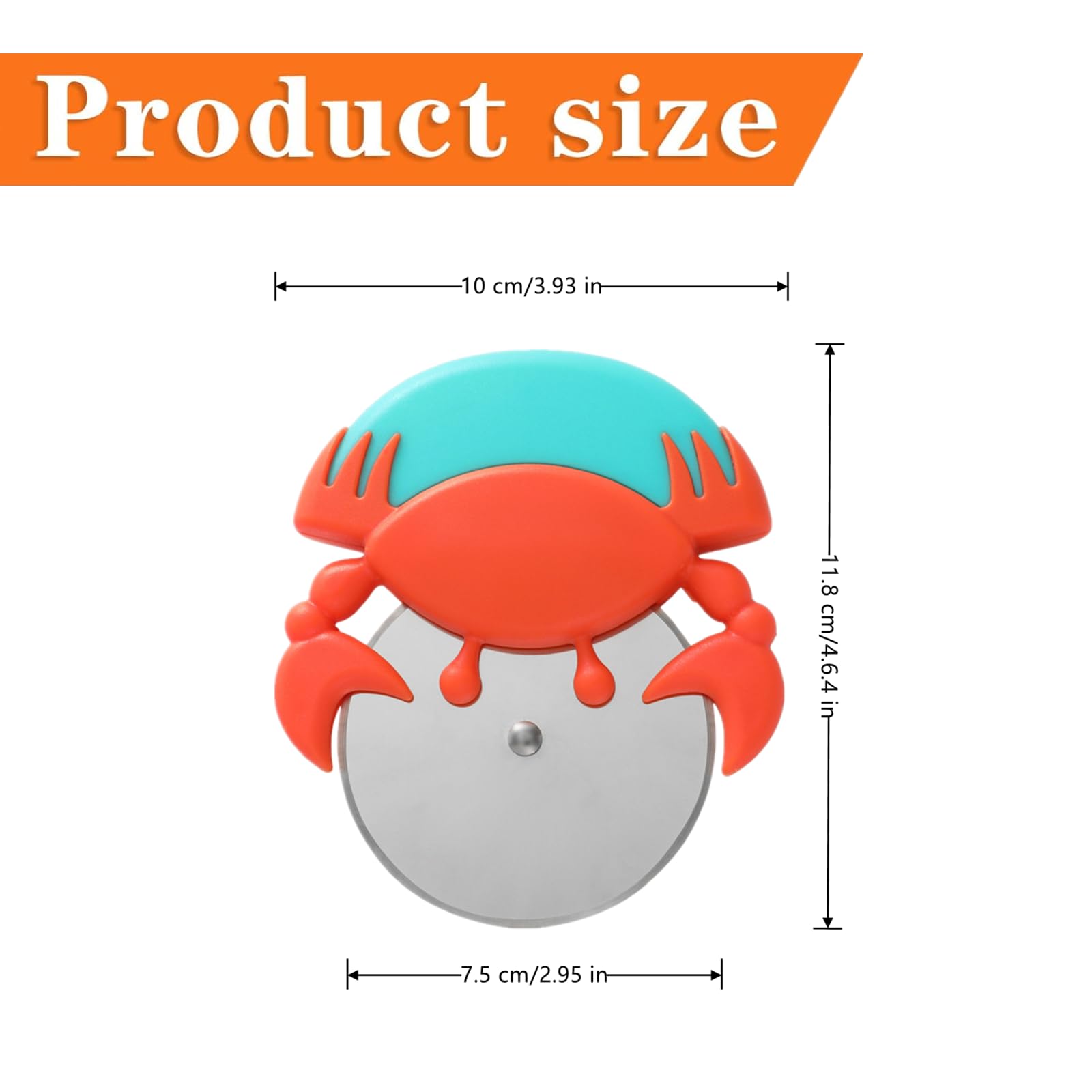 NXPpiULeh Pizza Cutter Funny Pizza Cutter Wheel Pizza Tool Plastic Crab Pizza Cutter Pizza Scissor Pizza Knife for Kitchen