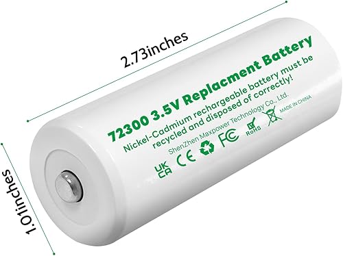 Miniatura 6 de Batería de repuesto para Welch Allyn 72300 3.5V 1500 mAh batería recargable