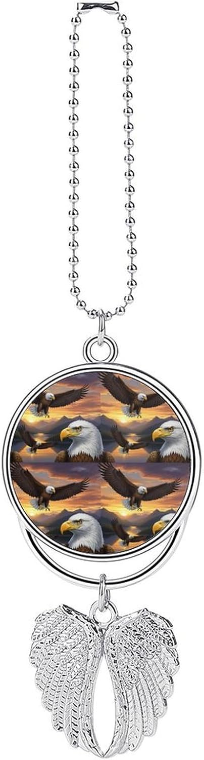 Fashionable Car Hanging Ornament, Rear View Mirror Pendant, Eagle Automotive Interior Decor Accessory