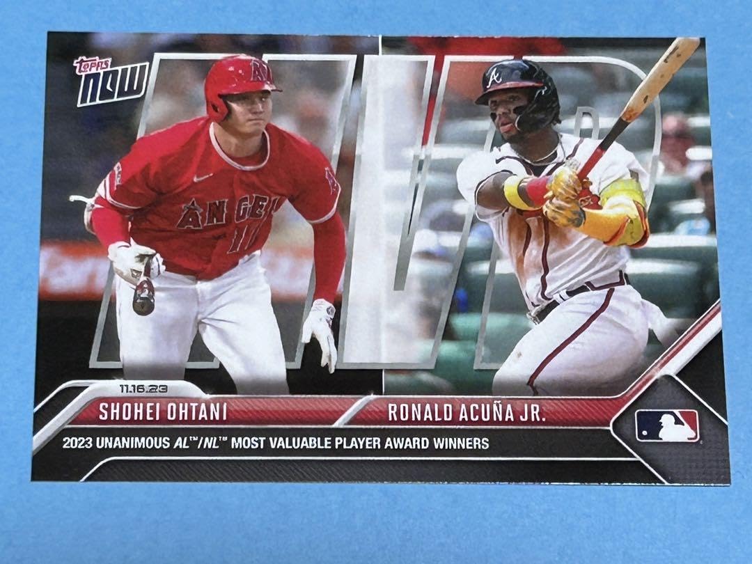 Amazon.co.jp: Topps Now 大谷翔平 2023 両リーグMVP アクーニャJr 