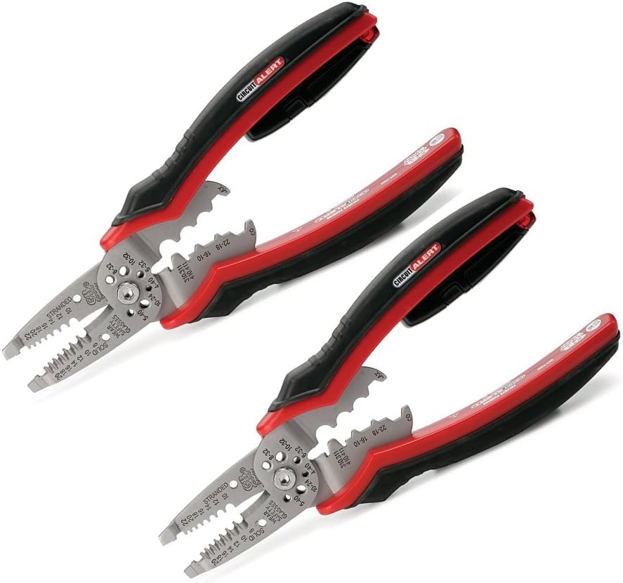 Gardner Bender GST-70M Circuit Alert, Multi-Tool Strips, Crimps, and Cuts, 8-20 AWG, Volt Sensor in Handle 2 Pack
