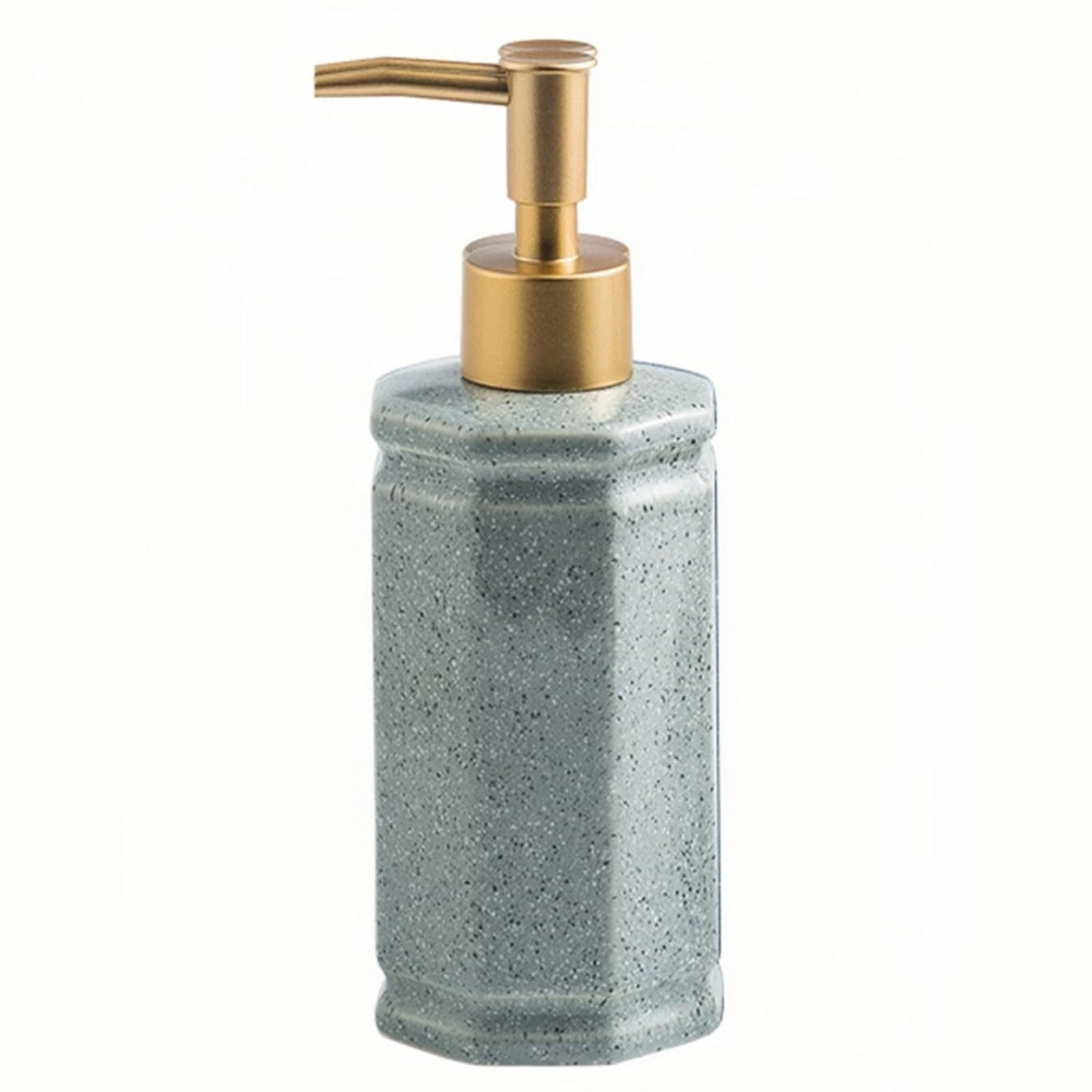Yuue Grey Empty Barthroom And Dish Soap Dispenser With Pump Refillable Lotion For Bathroom Vanity Countertop Decor For Counter(Grey)
