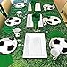 3D Soccer Ball Party Supply Pack - 8 Servings, 25 Pcs