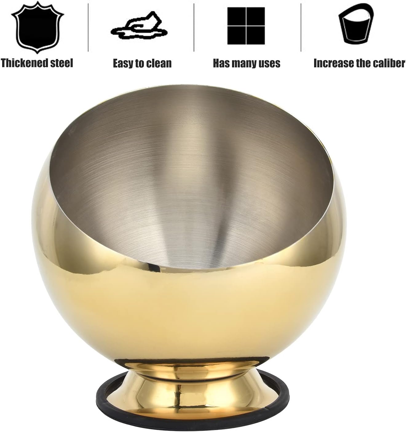 Stainless Steel Sugar Cube Holder, Open Sugar Dish for Easy Access