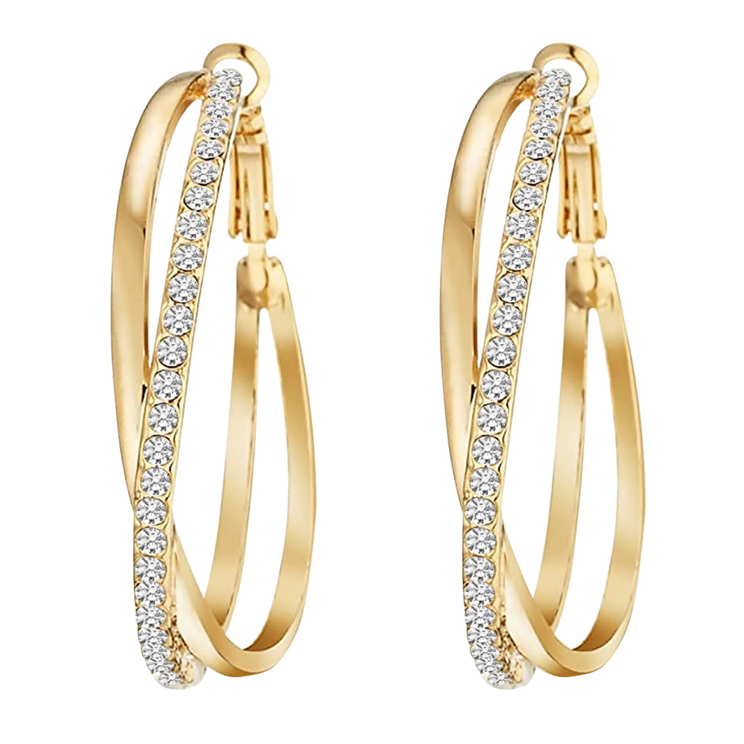See full amazon price history chart for Peora American Diamond Studded Gold Plated Hoop Earrings Fashion Wear Stylish Jewellery Gift for Girls & Women Peora American Diamond Studded Gold Plated Hoop Earrings Fashion Wear Stylish Jewellery Gift for Girls & Women (B0CHK3JQHQ) Amazon Price History, Amazon Price Tracker