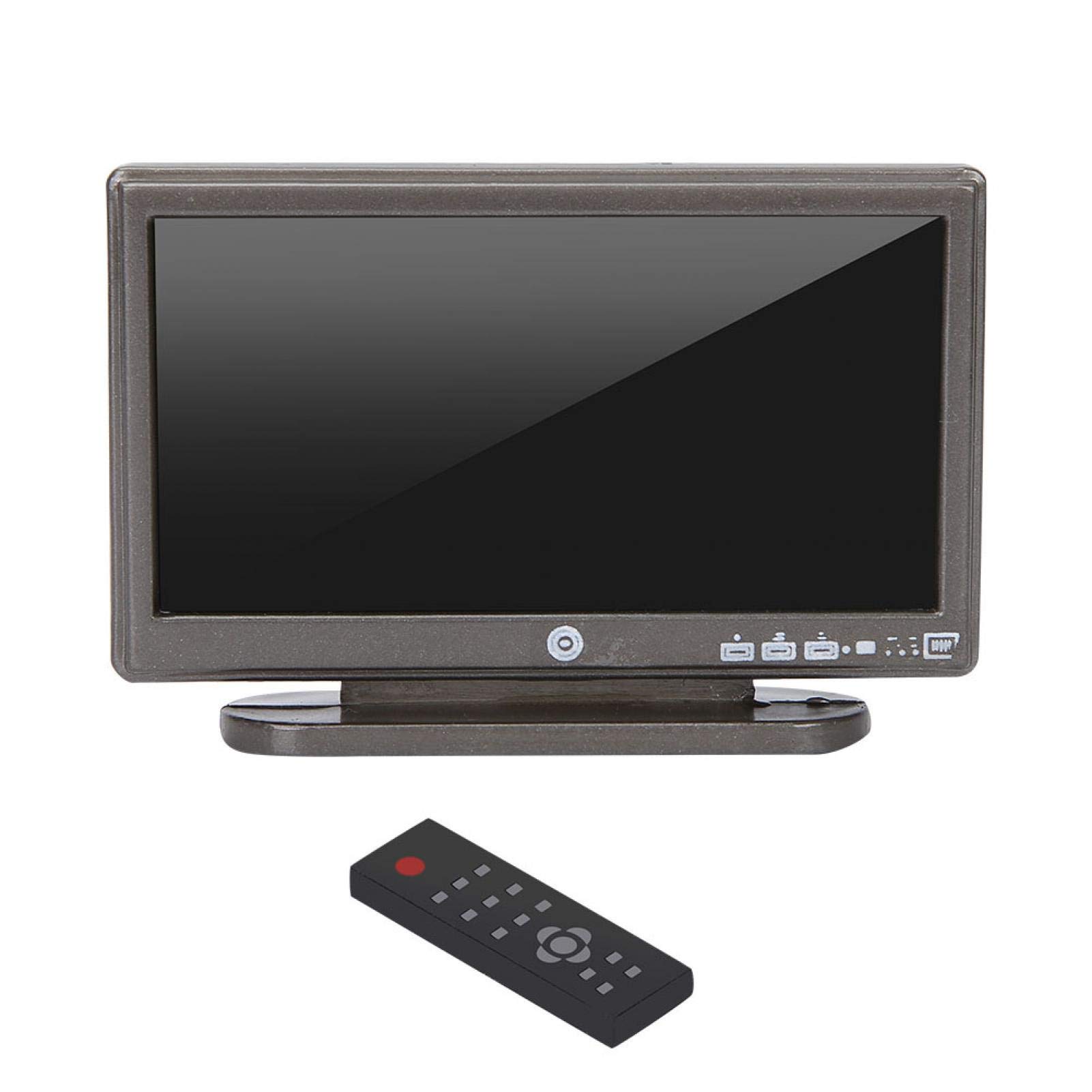 Miniature TV Television, Dollhouse Television, Miniature Television, Home Decoration, Lightweight for Living Room Durable Gift Children-image-47