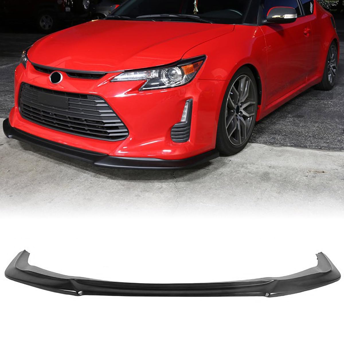 MagicDrift Front Bumper Lip Chin Spoiler, Compatible with 2014-2016 Scion tC, AD Style Flexible Polyurethane(PU) Front Lower Splitter Protector,