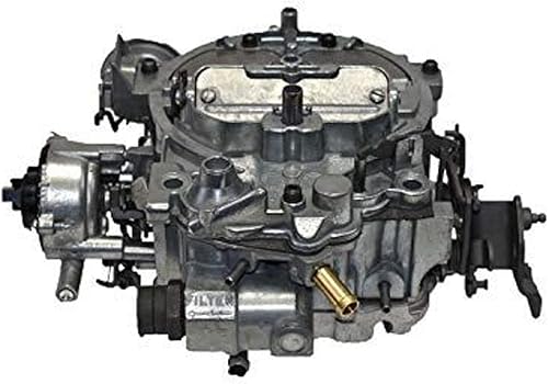 A-Team Performance Carburador Rochester Quadrajet 1904 de 4 MV, vacío de estrangulador eléctrico pulido secundario 750 CFM, mejora la respuesta del