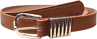 Fashion Gold Buckle Leather Belt For Women