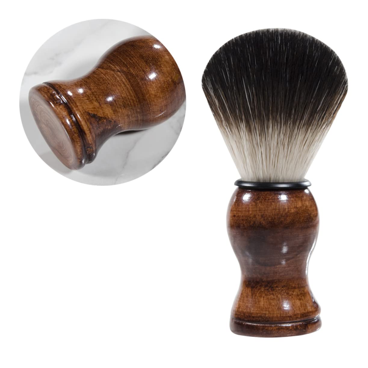 Baluue 3stücke Portable Beard Brush Für Männer Hautfreundliche Nylon-rasierpinsel Für Bartpflege Und Gesichtsreinigung Kompakte Und Tragbare Bartbürste Für Reisen Und Täglichen