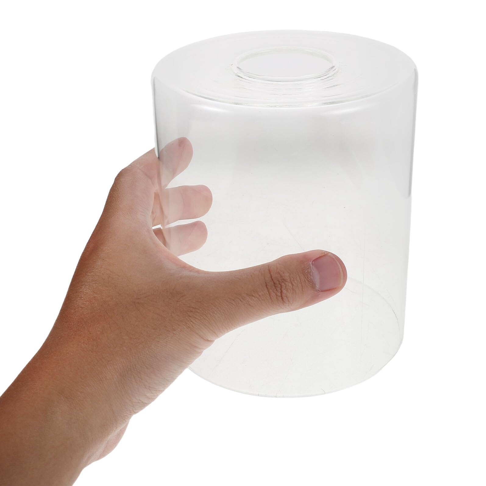 Pantalla Cilíndrica de Vidrio Resistente al Calor para Lámpara de Pie Cubierta de Repuesto para Espacios Residenciales