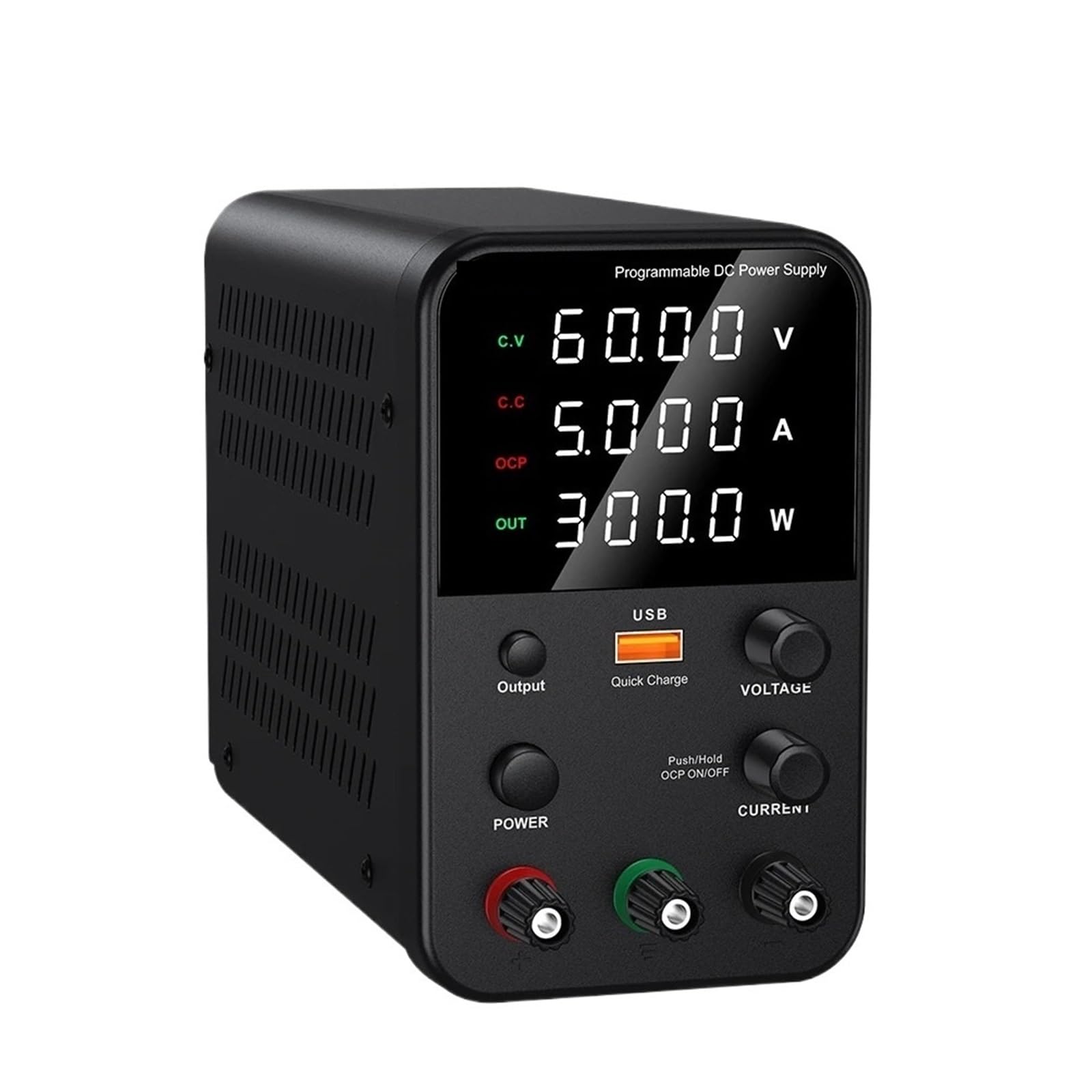 LNHHG Lab DC Power Supply 30V 60V 120V 160V Adjustable Switching Power Supply Preset On/Off Current(WPS605H 60V 5A)