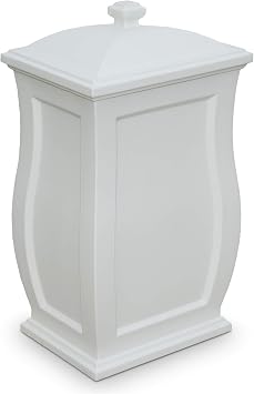 Mayne Mansfield Multi-Purpose Storage Bin - 20in x 20in x 38in - 45 Gallons of Storage Capacity - Polyethylene 5861-W