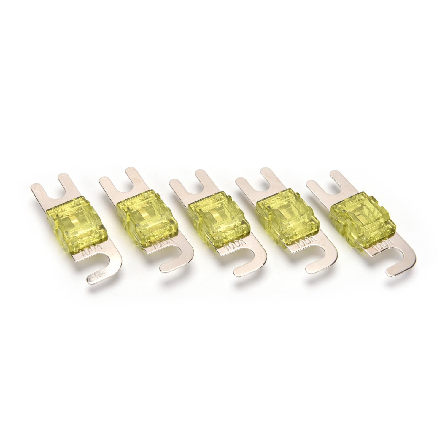 Cobalt Orion AA-MA 100 Mini Fuses 100 A (Pack of 5), Yellow