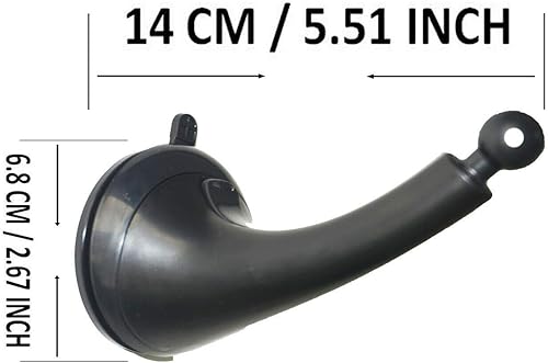 Miniatura 3 de Pmsanzay Paquete de 2 – Accesorio de ventosa de montaje en ventana para mini comederos de colibríes, gancho para colgar comederos de pájaros de