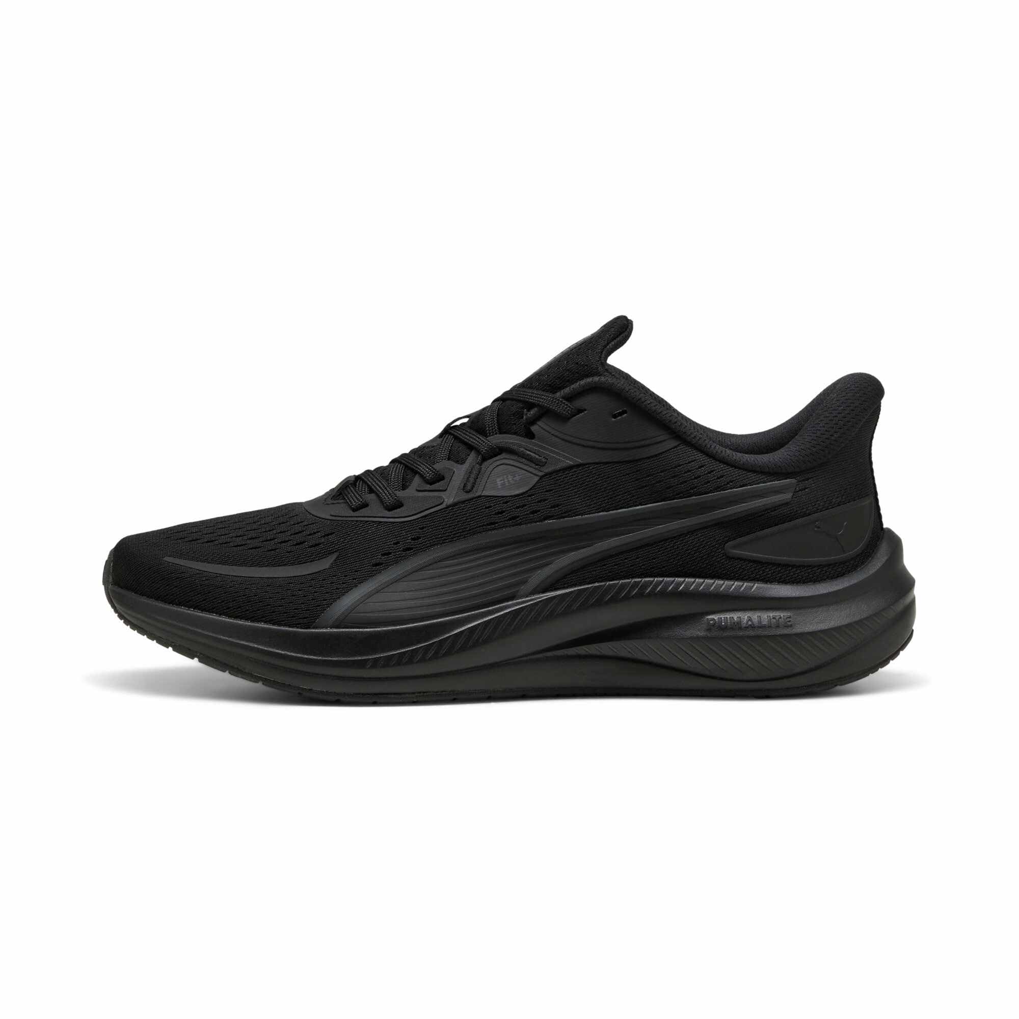 Puma Skyrocket Lite Adult Unisex Straßen-Laufschuh, 2 Black-Matte Silver, 44