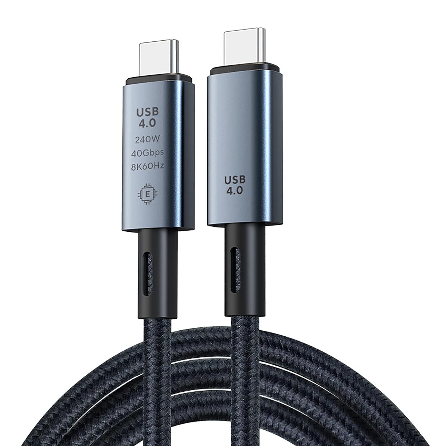FKU USB C Cable for Video, Data and 240W Fast Charging, 40Gbps Super Speed USB4.0 Cord and 8K 60Hz Monitor Link, Compatible with All Thunderbolt 3 and 4 - Silver/Black, 1m/3.3ft (B0CXJ91BH3) Amazon Price History, Amazon Price Tracker