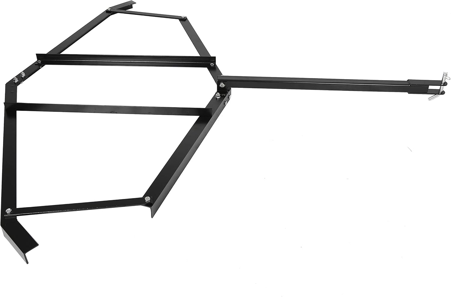 KUAFU Tow Behind Drag Harrow 72" Width W/Pin Style Driveway Grader Compatible with ATV UTV Garden Lawn Tractor Adjustable Center Bars 50 Lbs