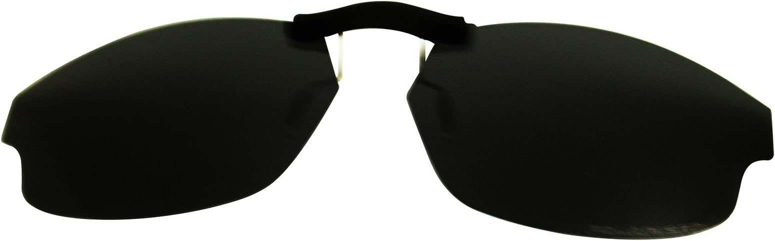 Custom Polarized Clip on Sunglasses For Oakley Crosslink Strike 56 OX8048 56-18-143 (Black)