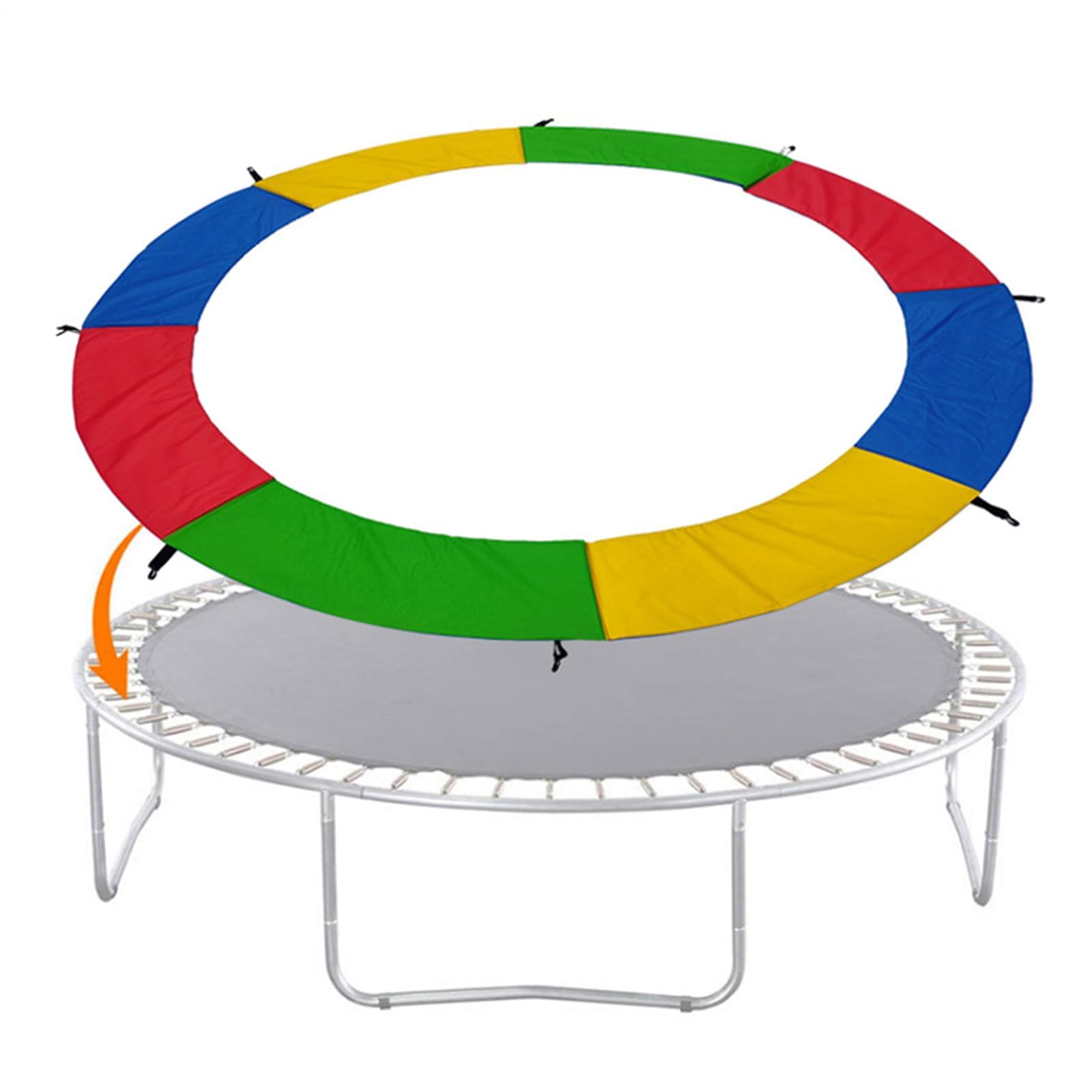 Mini-Trampolin für Erwachsene, dicke PVC-Abdeckung und Feder-Sicherheitskissen, ideal für Indoor-Fitnesstraining und Outdoor-Garten-Workouts