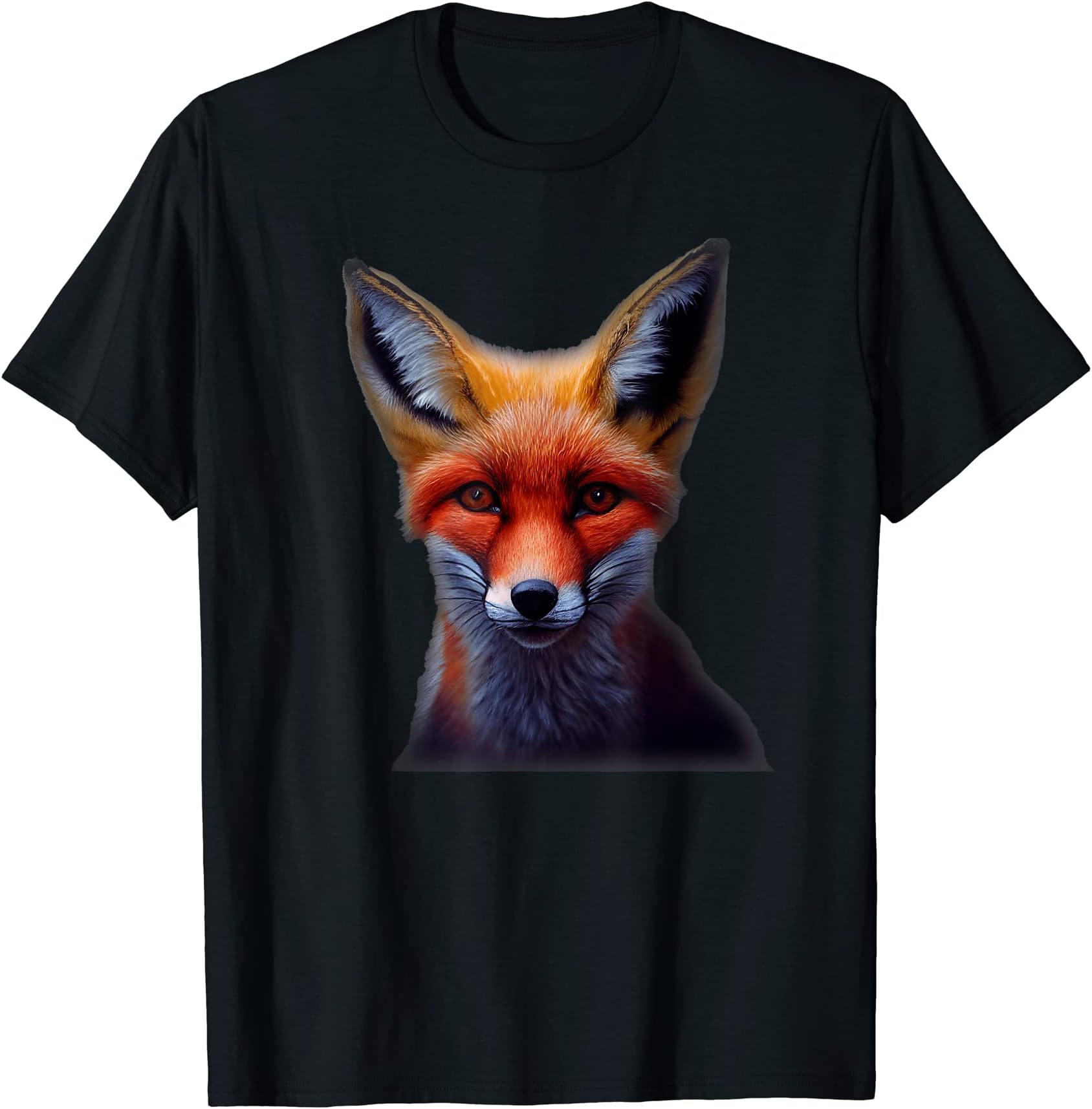 Realistic Cute-Fox Animal LoverT-Shirt