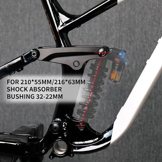 Aluminum Alloy Disc Brake Bike Frame 27.5er 29er Full Suspension Mountain Bike Frame 15.5/17/18 DH/AM Soft Tail Frame 12x148mm Through Axle BOOST Frame with Shock Absorber