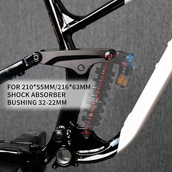 Aluminum Alloy Disc Brake Bike Frame 27.5er 29er Full Suspension Mountain Bike Frame 15.5/17/18 DH/AM Soft Tail Frame 12x148mm Through Axle BOOST Frame with Shock Absorber
