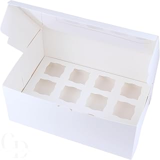 Dessert Shooter Box for 12 5oz square and round cups- 5 pack