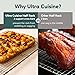 Ultra Cuisine Oven-Safe, Dishwasher-Safe 100% Stainless Steel Cooling and Baking Rack Set Heavy Duty Tight-Wire - 11.5 x 16.5-inch - Set of 2 - Half Sheet Pan Cooling Racks