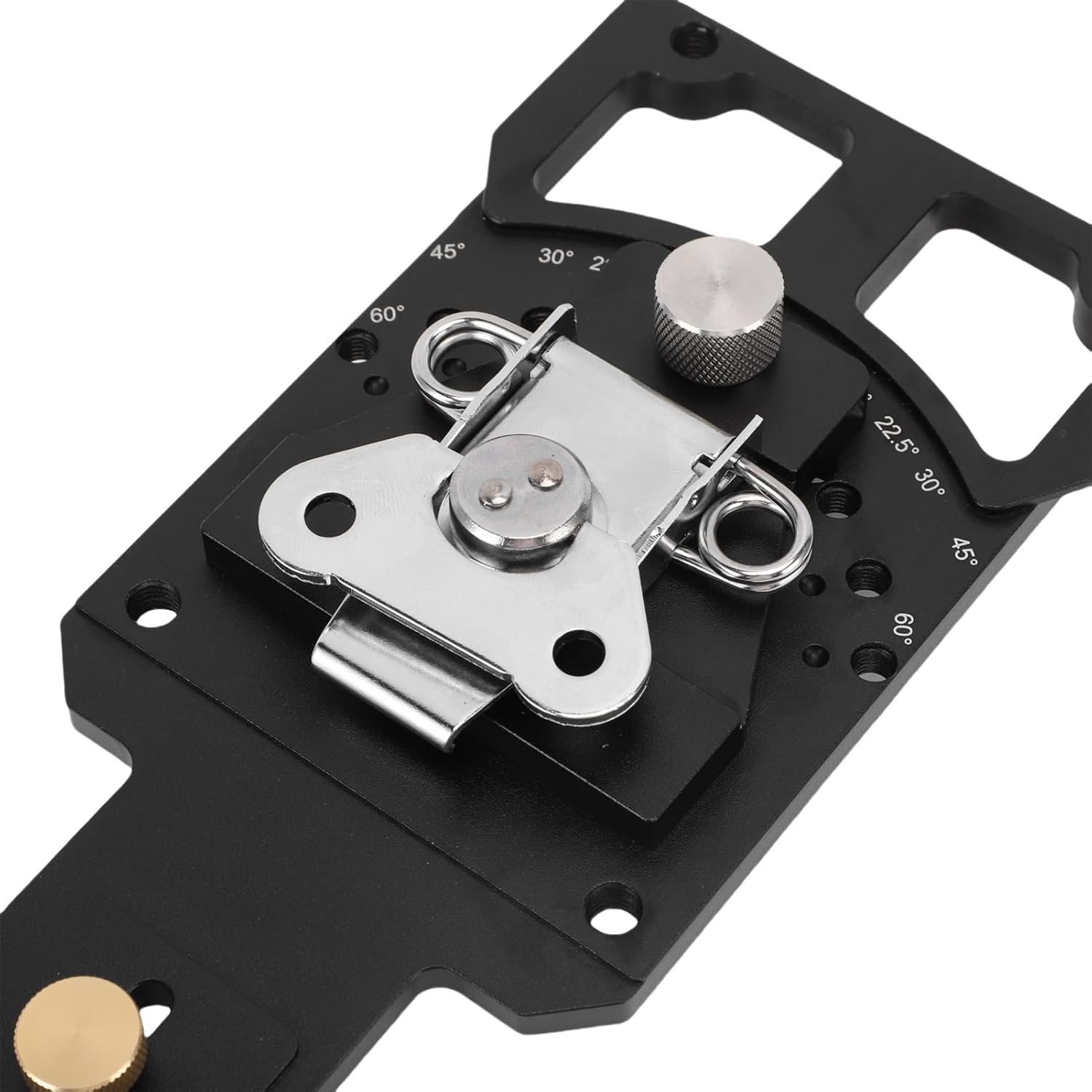 Shkalacar Adjustable Angle Square for Woodworking Precision Track Saw Rail Square Carpenter Measuring Tool with 11 Angle Stops for Triton Wen