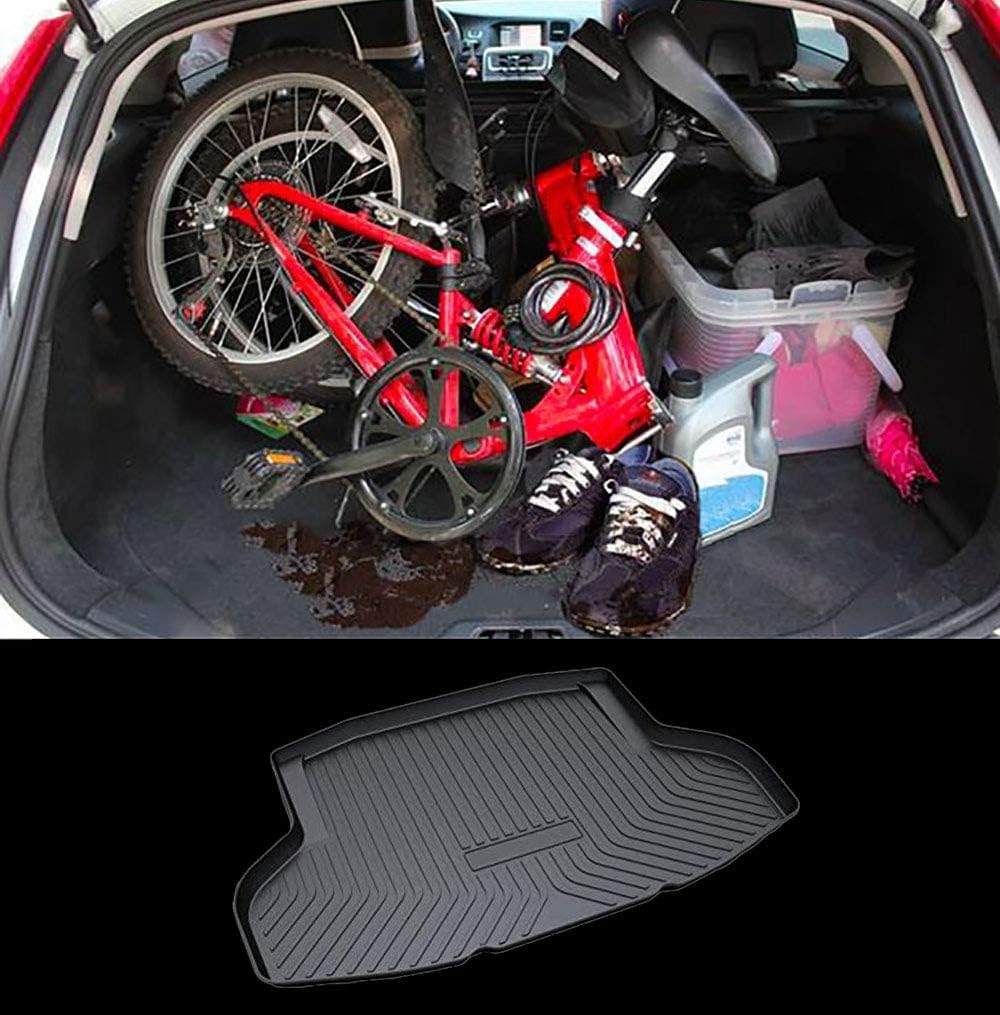 Cargo Liner Rear Cargo Tray Trunk Floor Mat Waterproof Protector Black for 2016 2017 2018 2019 2020 2021 Honda Civic Sedan by Kaungka(Not Fit for Honda Civic Hatchback)