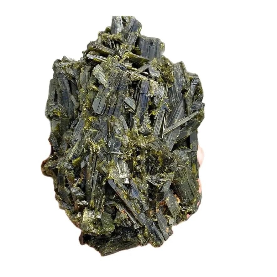Tourmaline verte brute 100-130g cadeau écoresponsable et cristal naturel de protection