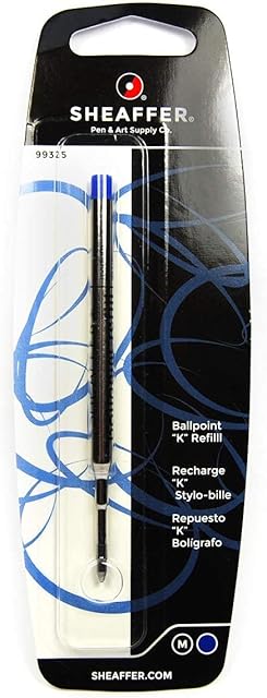 Sheaffer - Medium ballpoint pen refill, K style, blue