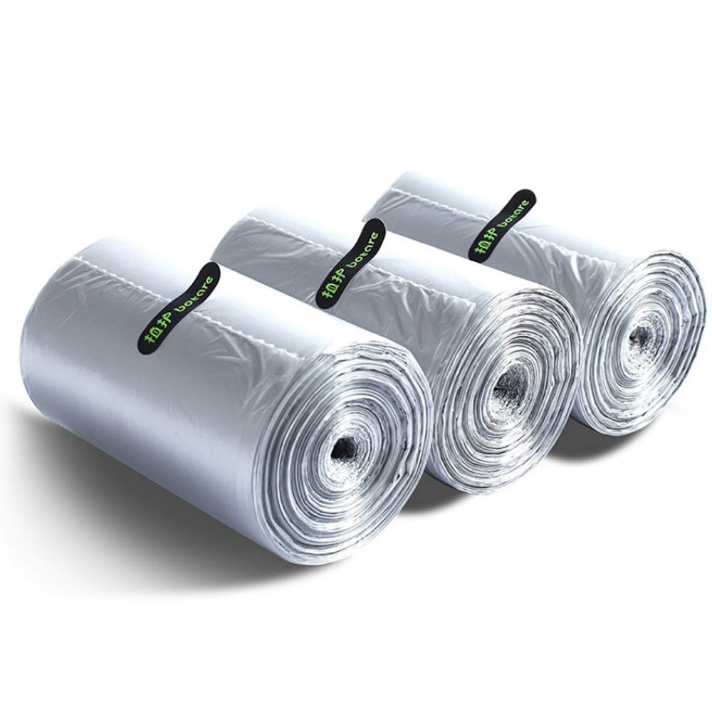 lineEUbeaGarbage Bags,3 Rolls of Household Disposable Thick Garbage Bags, Kitchen Storage Trash Bags 330 Counts 3 Rolls