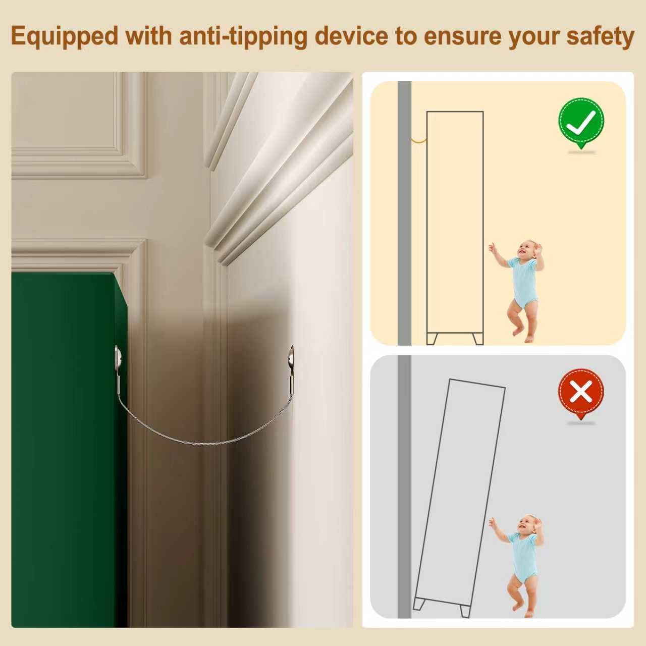 Metal Armoire Wardrobe Closet Storage Cabinet with Mirror Green, 71'' Wardrobe Cabinet with Hanging Rod Metal Closet with 2 Adjustable Shelves for Bedroom, Laundry Room, Cloak Room