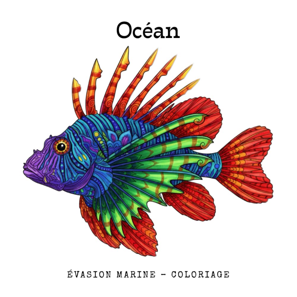 Océan: Évasion Marine – Coloriage