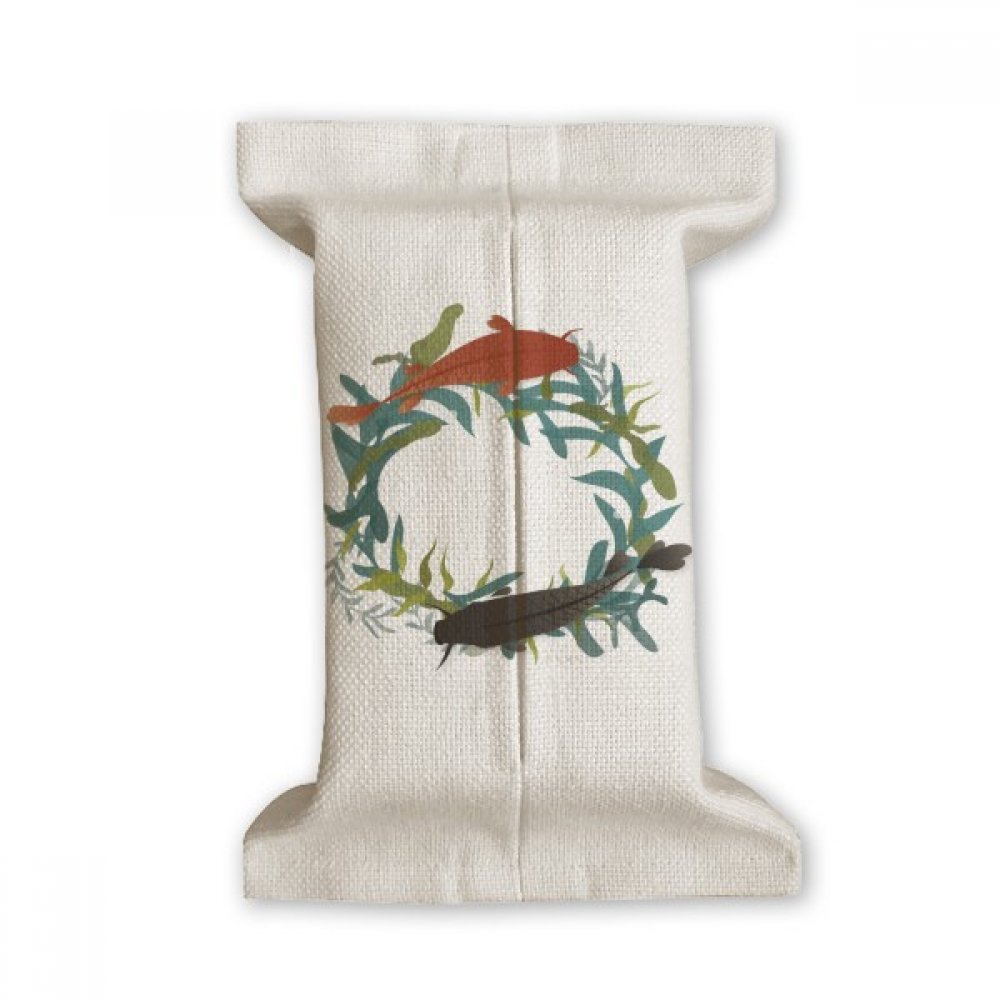 Cadeau 17x27cm multicolor poisson marin en tissu pour une décoration de table originale