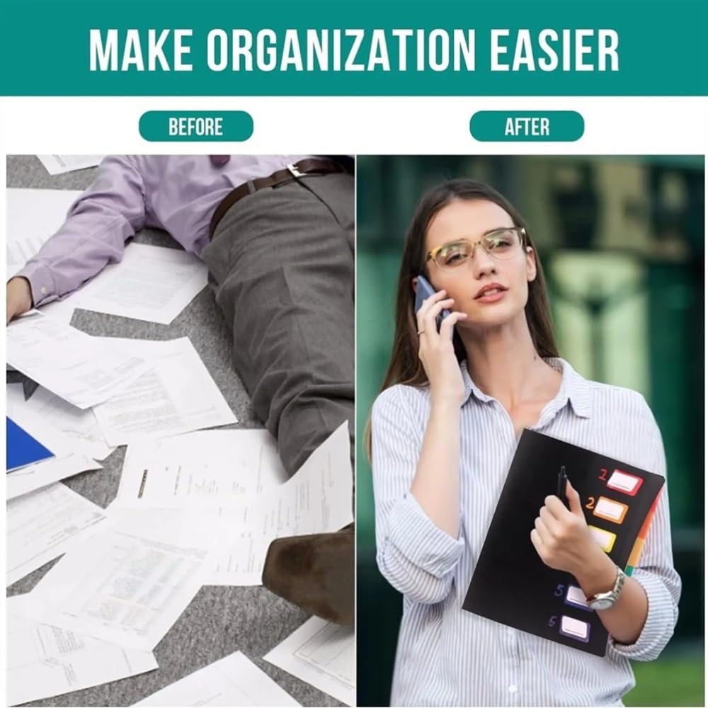Organizzatore Formato A4 Lettera, Organizer for cartelle espandibili in plastica mensile Resistente con 12 Tasche espandibili per Ufficio(Pink)